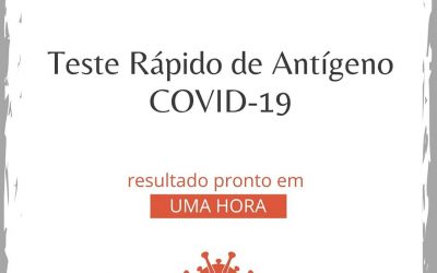 Teste rápido Antígeno para COVID-19